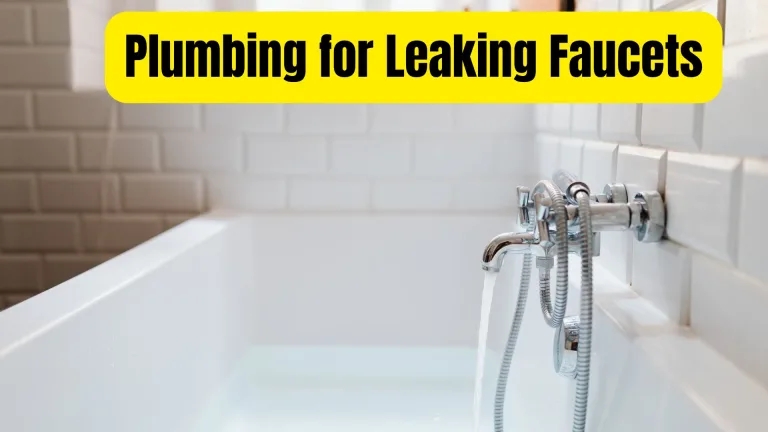 Plumbing for Leaking Faucets