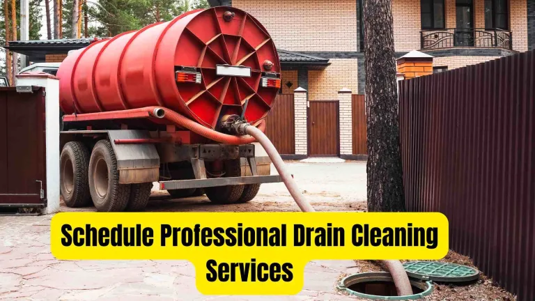 Schedule Professional Drain Cleaning Services