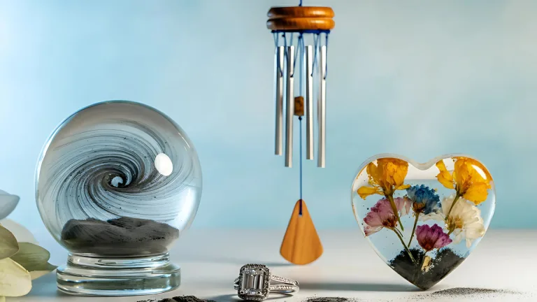 Unique Keepsakes Made from Cremation Ashes