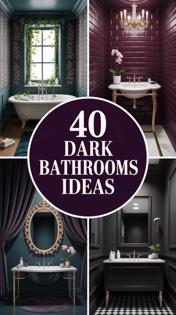 Dark Bathroom Ideas