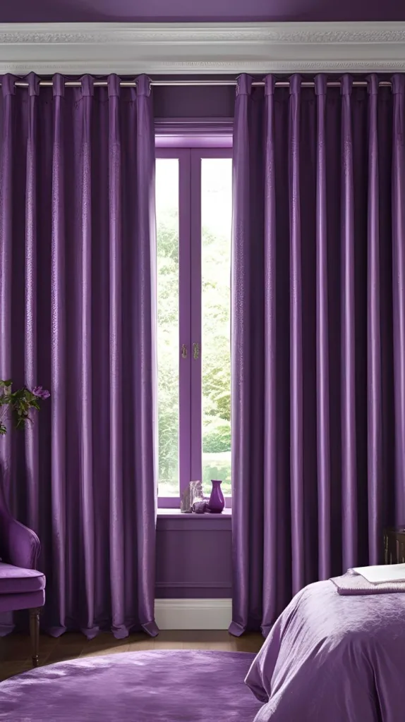 Deep Purple Curtains