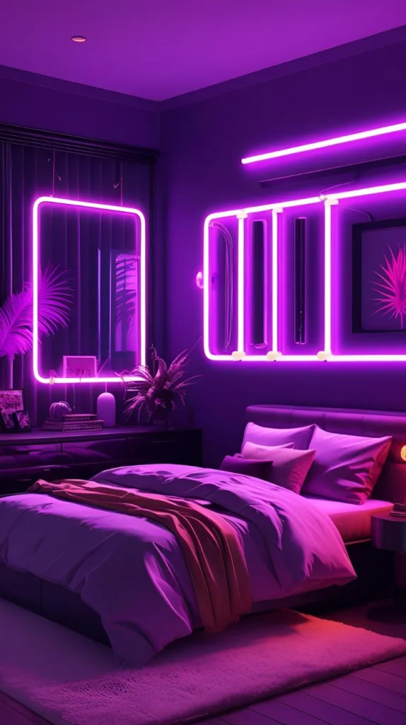 Purple Neon Signs for a Fun Touch