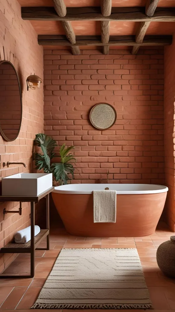 Textured Terracotta Walls