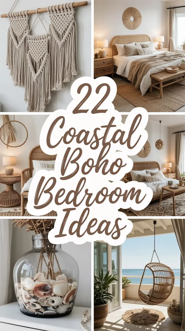 coastal boho bedroom ideas